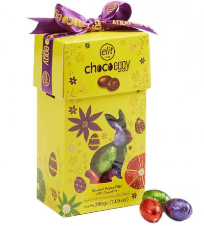 Elit Çikolata Choco Eggy Hazelnut Praline Milk Chocolate  200 gr 